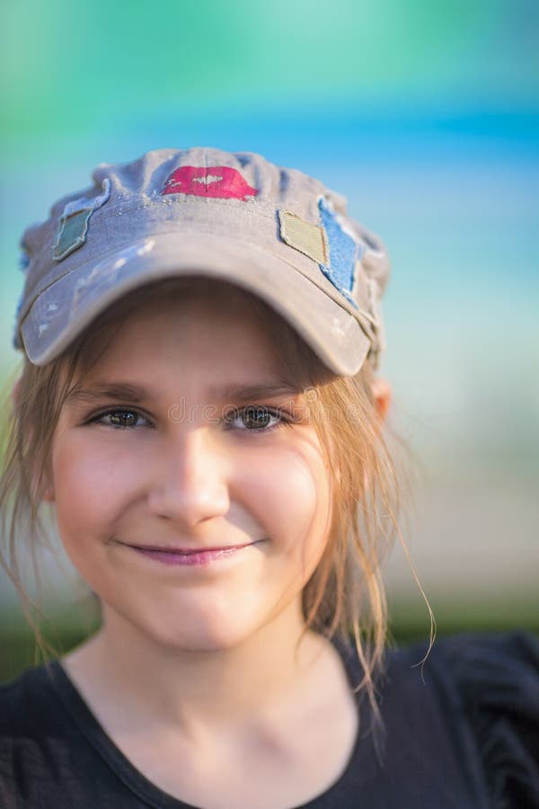 Smiling Teenager Girl