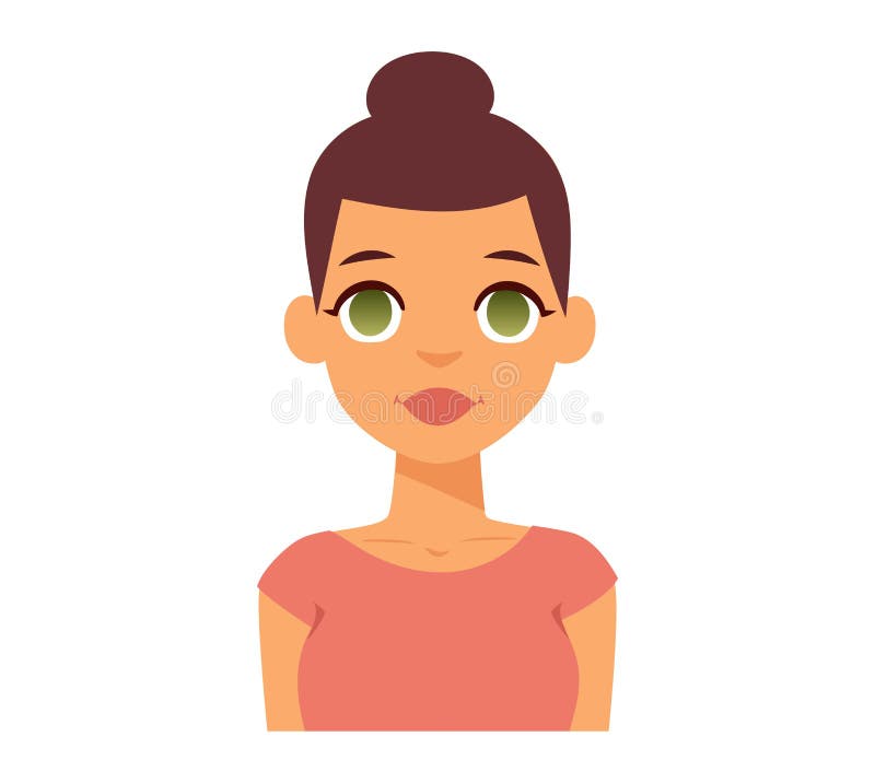 Download Smiling Woman Vector Illustration. Stock Vector ...