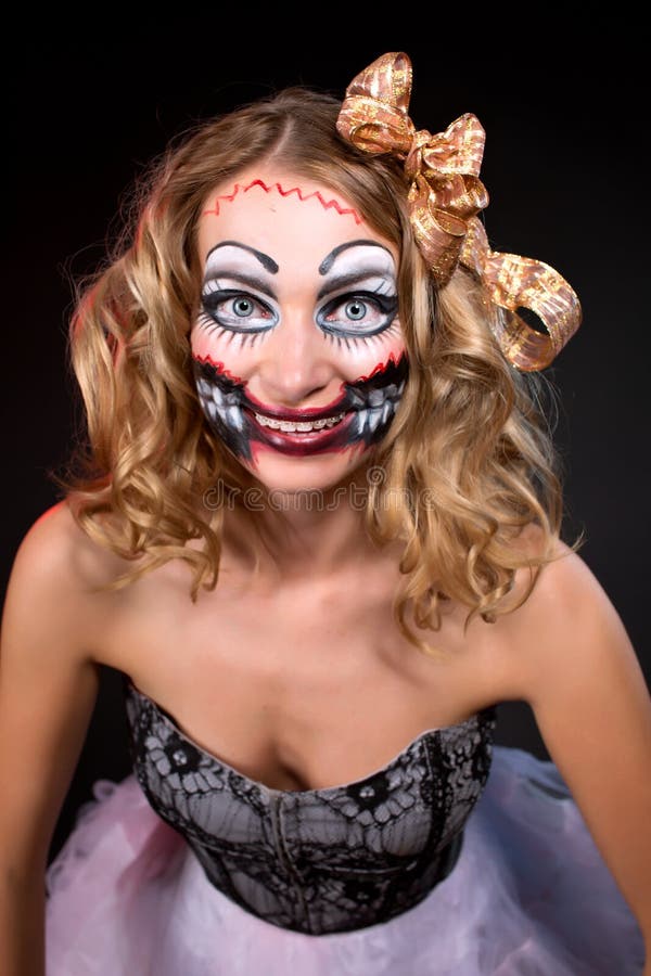 Smiling Woman Wearing As CHucky Doll . Halloween Stock Image - Image of dead, actor: 34135367 Smiling Woman Wearing As CHucky Doll . Halloween Stock Image - Image of dead, actor: 34135367