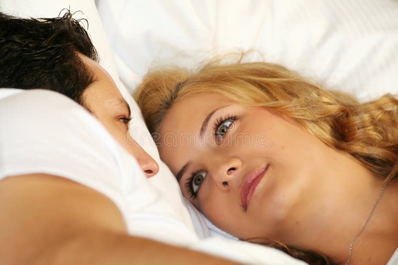 Smiling young couple