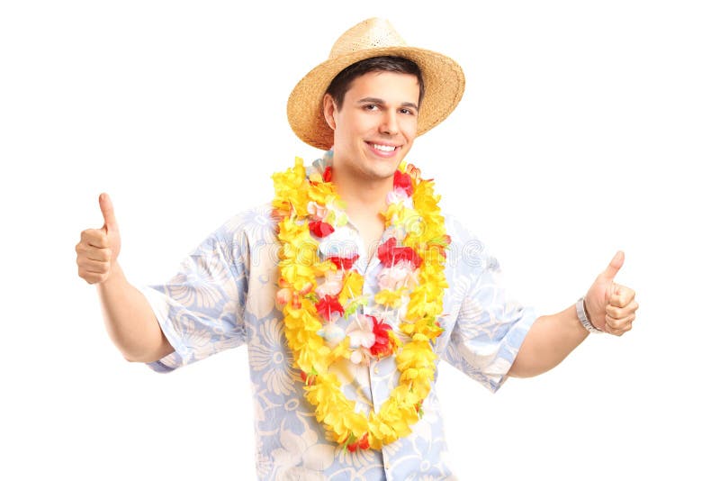 hula guy costume