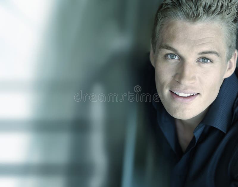 Smiling Young Man royalty free stock photos