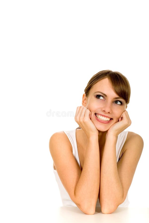 Smiling Young Woman stock photography