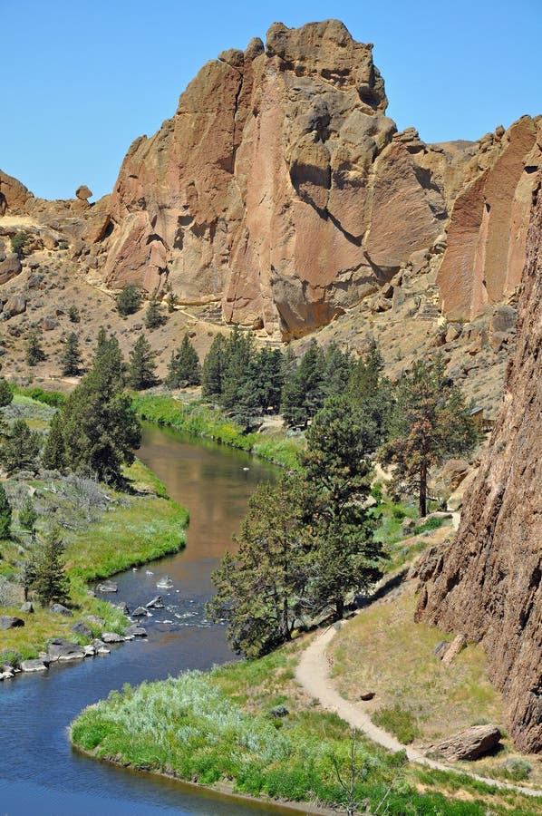 Smith Rock State Park, Oregon USA Stock Image Image of tourism