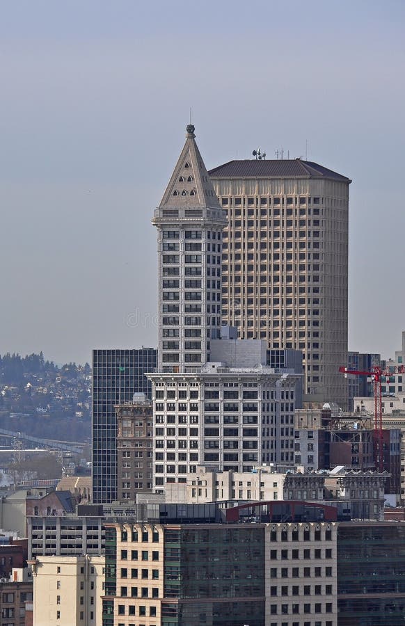 The Smith Tower royalty free stock images