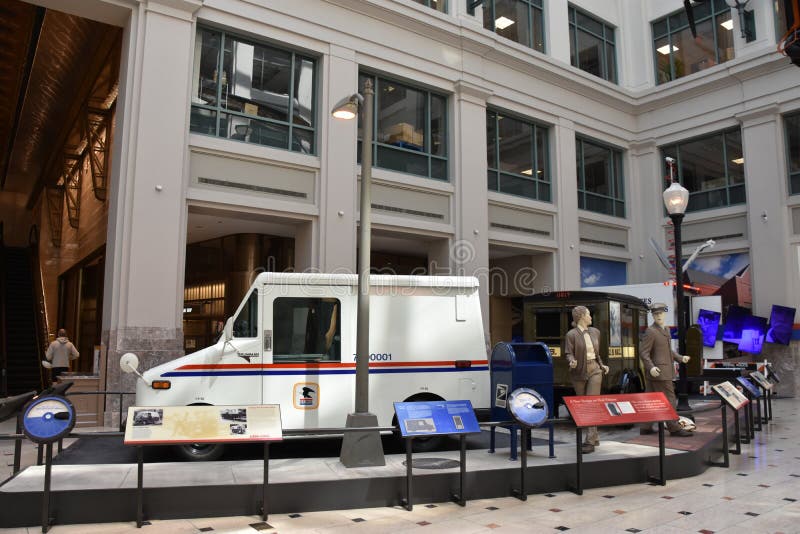 Smithsonian National Postal Museum in Washington DC Editorial
