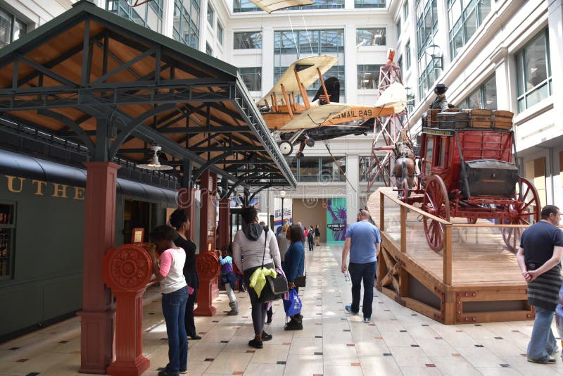 Smithsonian National Postal Museum in Washington DC Editorial Stock