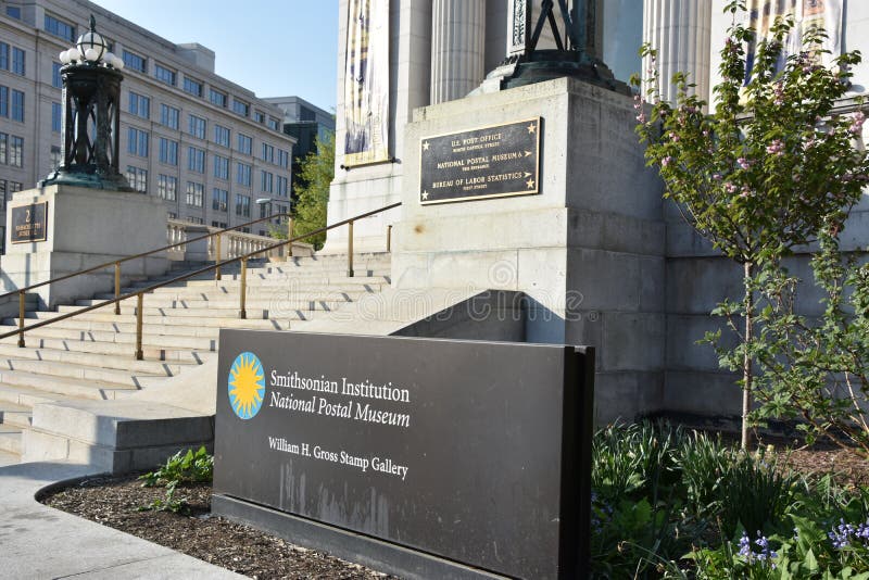 Smithsonian National Postal Museum In Washington DC Editorial Stock