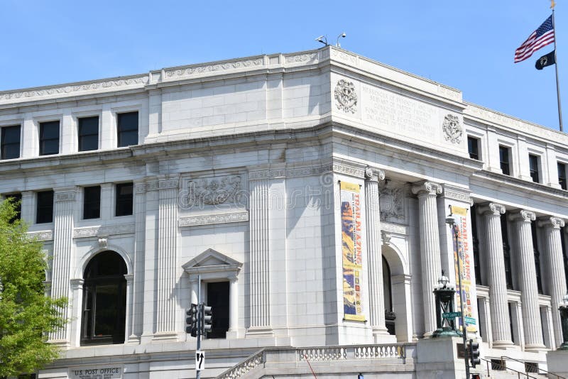 Smithsonian National Postal Museum in Washington DC Editorial Photo