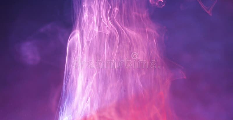 Smoke with Background structure and color foils Photographed in the studio stock photo