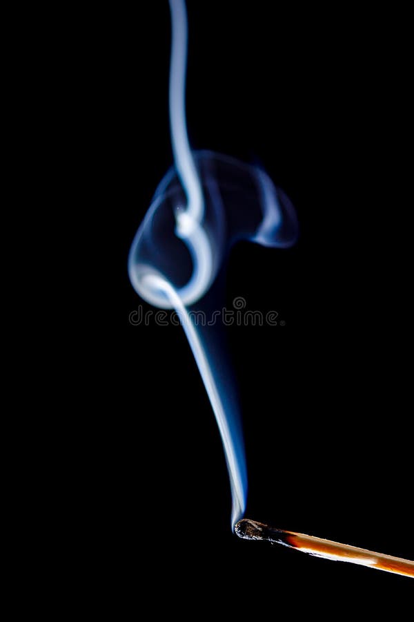 Smoke of a Burnt Matchstick Stock Photo - Image of fire, ignite: 236818978