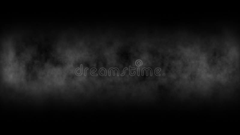 Smoke clouds horizontal line background royalty free illustration