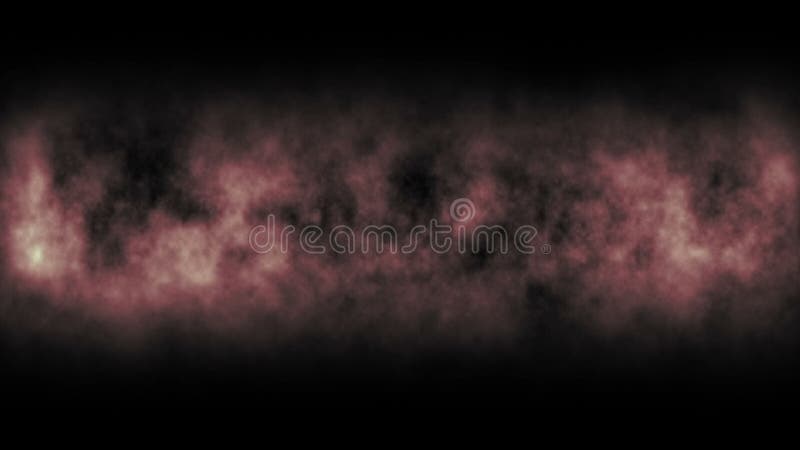 Smoke clouds horizontal line background stock illustration