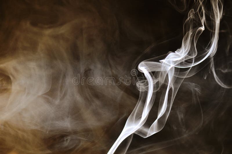 Smoke with dark background