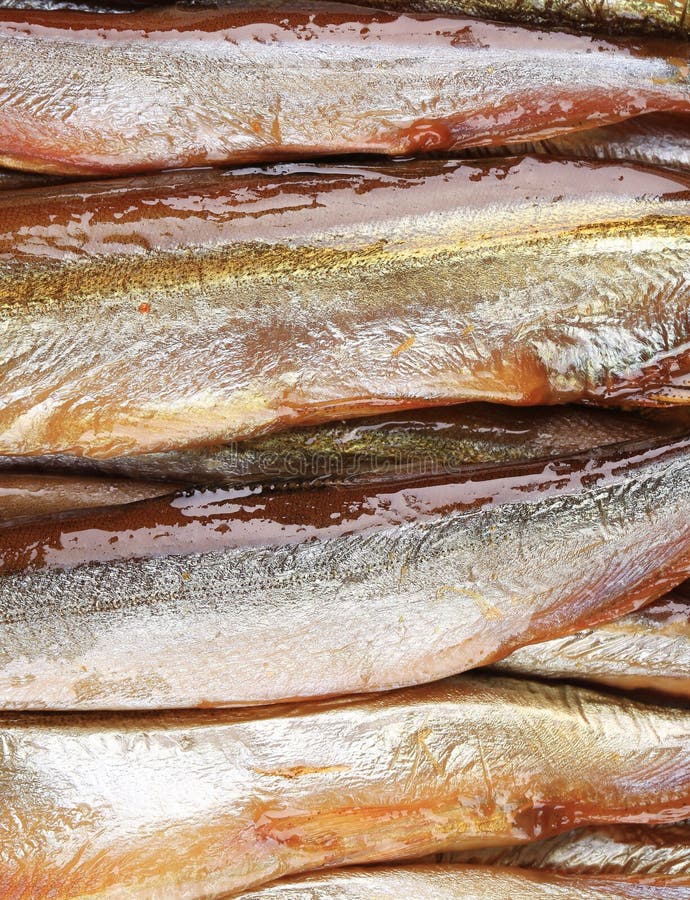 Smokedried fish close up. stock photo. Image of herring 39820438