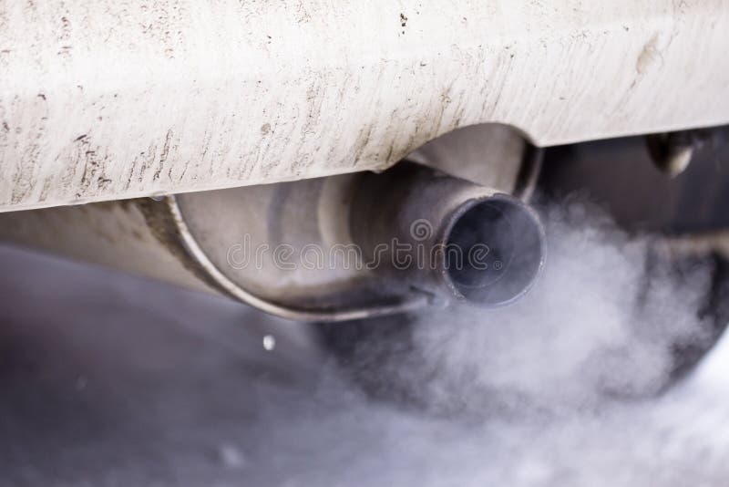 Smoke exhaust pipe car