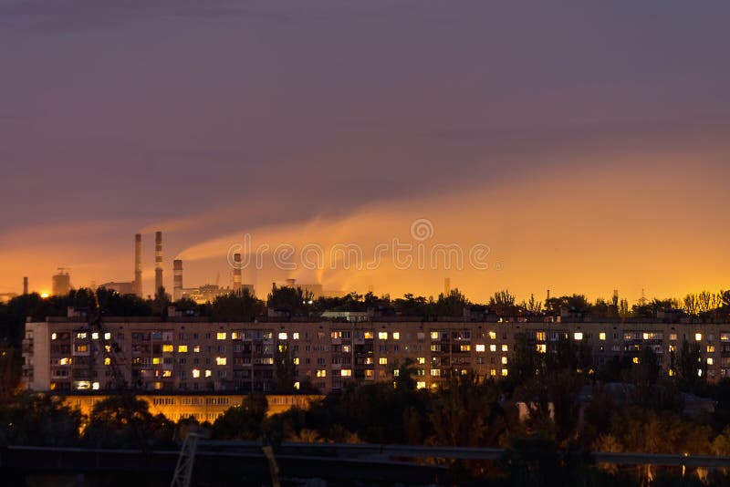 Smoke factories stock images Smoke factories stock images