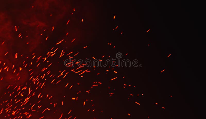 Smoke with Fire Embers Particles Texture Overlays . Burn Effect on Isolated  Background Stock Image - Image of mist, nature: 140291867
