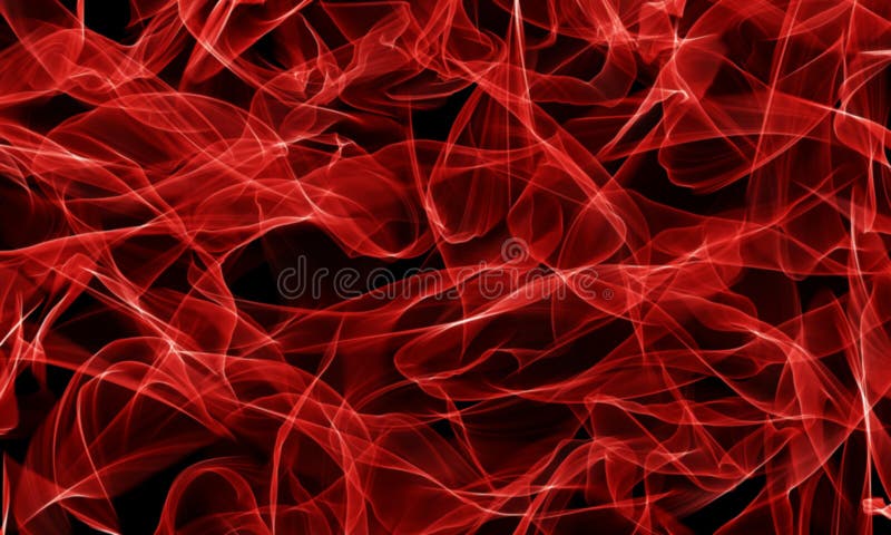 Smoke on the floor. Isolated black background. Abstract redsmoke mist fog on a black background. Texture.
