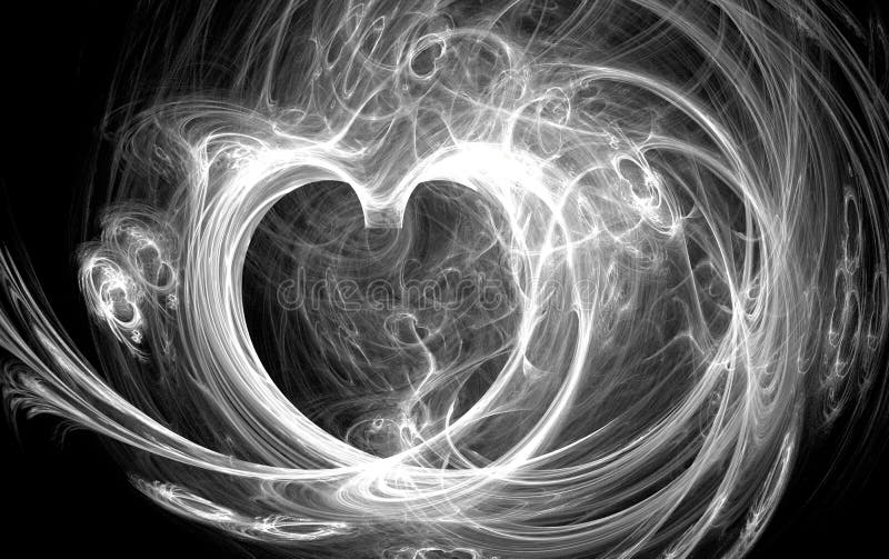 Smoke heart stock illustration. Illustration of conceptual 20563034