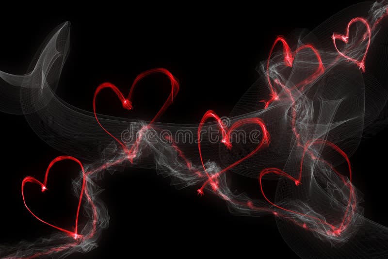 Smoke Heart Stock Illustration Image 55491964