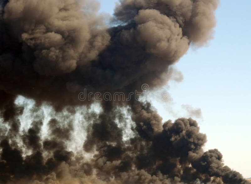 Smoke plume stock photo. Image of pyromania, explosion 287634
