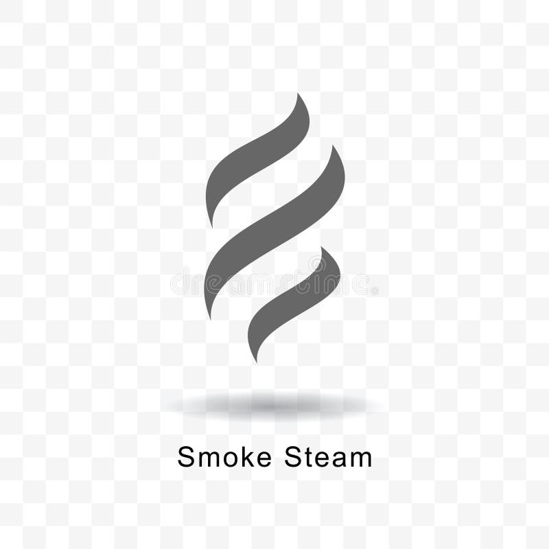 Smoke steam icon. vector illustration Smoke steam icon. vector illustration