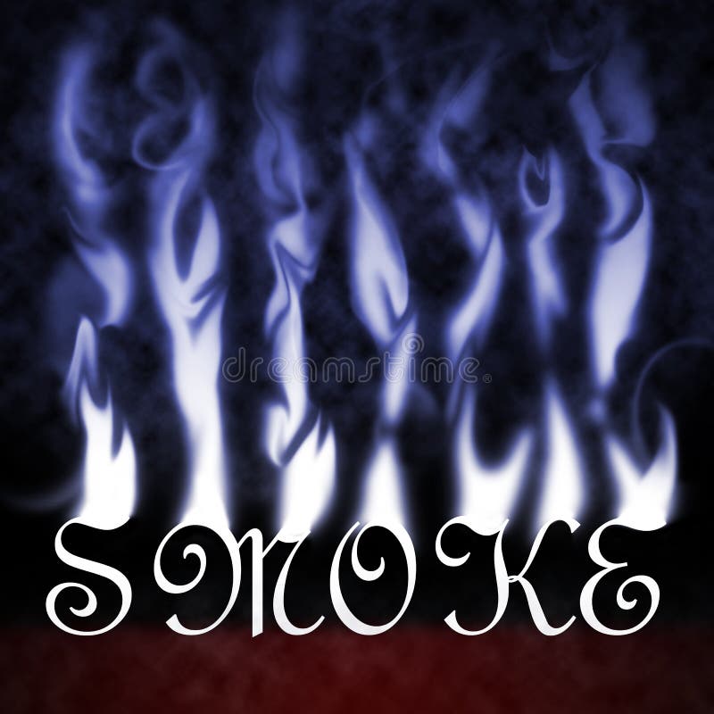 The word smoke stock illustration. Illustration of conceptual 20511066