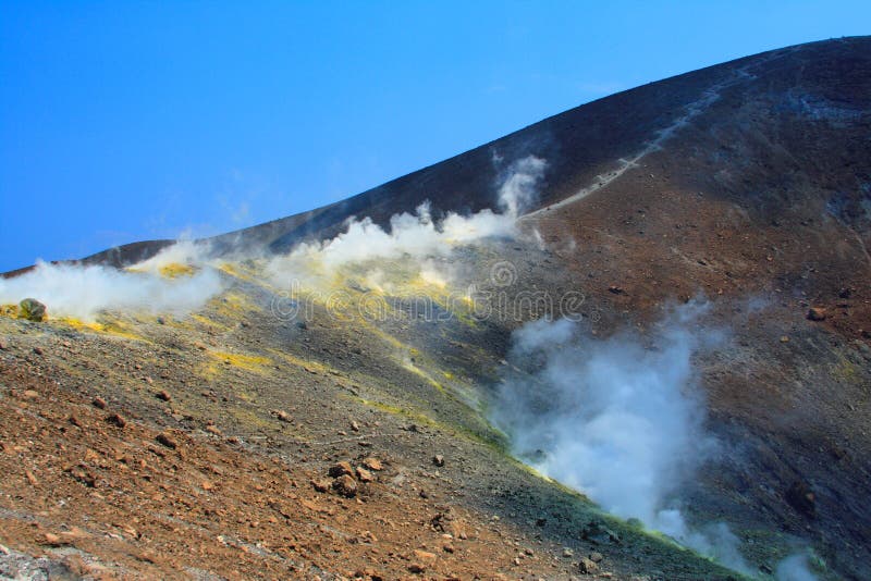 Smoke on the volcano