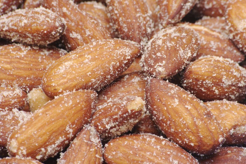 Smoked Almonds Background