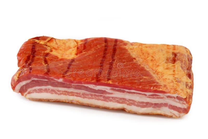 Smoked Bacon stock photo. Image of meat, meal, calorie 4316308