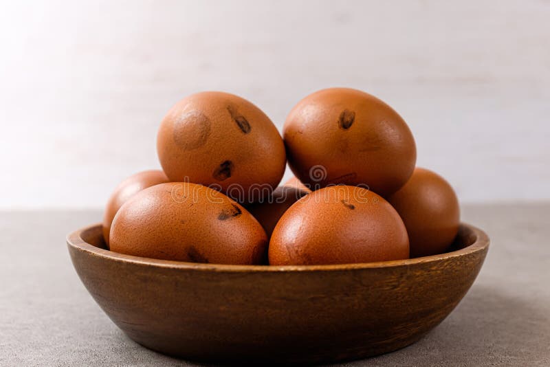 Smoked Eggs Smoked Using Oak Wood Stock Image Image of smoked, food