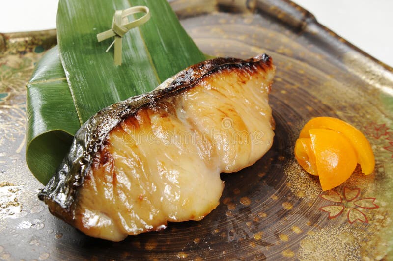 A smoked fish on the table