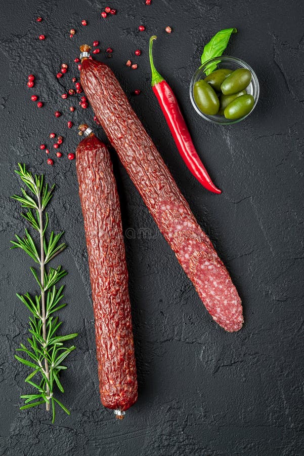 Smoked Sausage of the Highest Quality Stock Photo Image of beef, pork