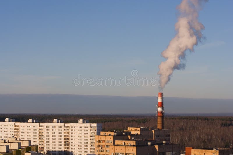 Smoking chimney