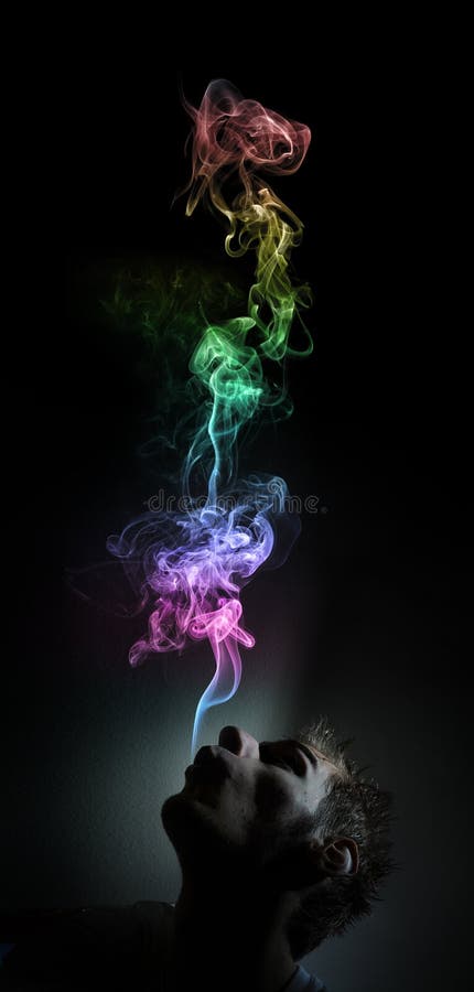 Smoking Marijuana stock photo. Image of pollution, acid - 13108064