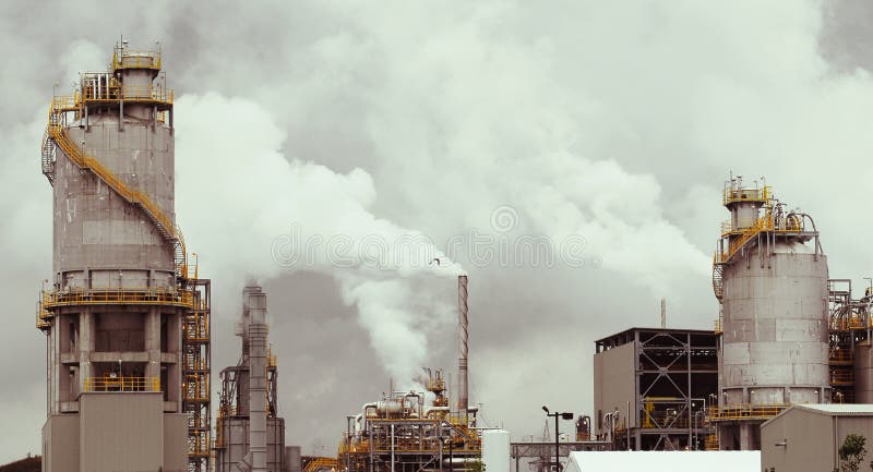 Smoking refinery