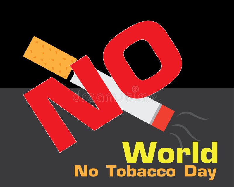 Smoking World No Tobacco Day Vector Stock Vector Illustration of
