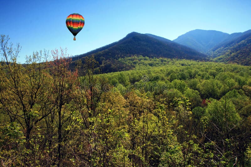 The Great Smoky Mountain National Park in the morning