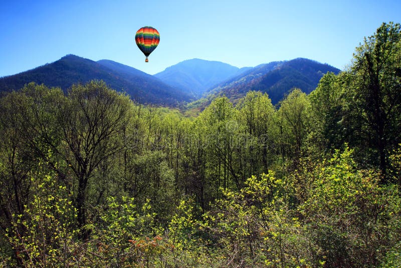 The Great Smoky Mountain National Park in the morning