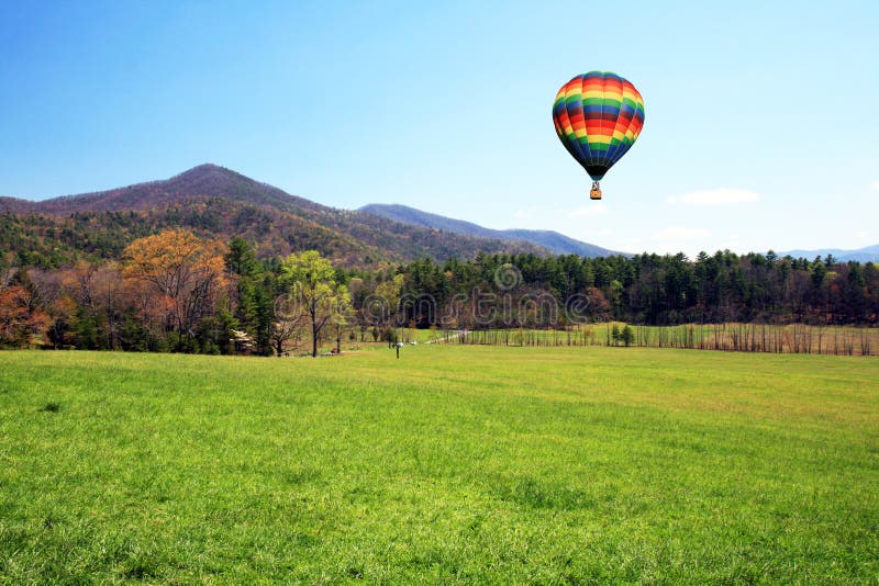 The Great Smoky Mountain National Park in the morning