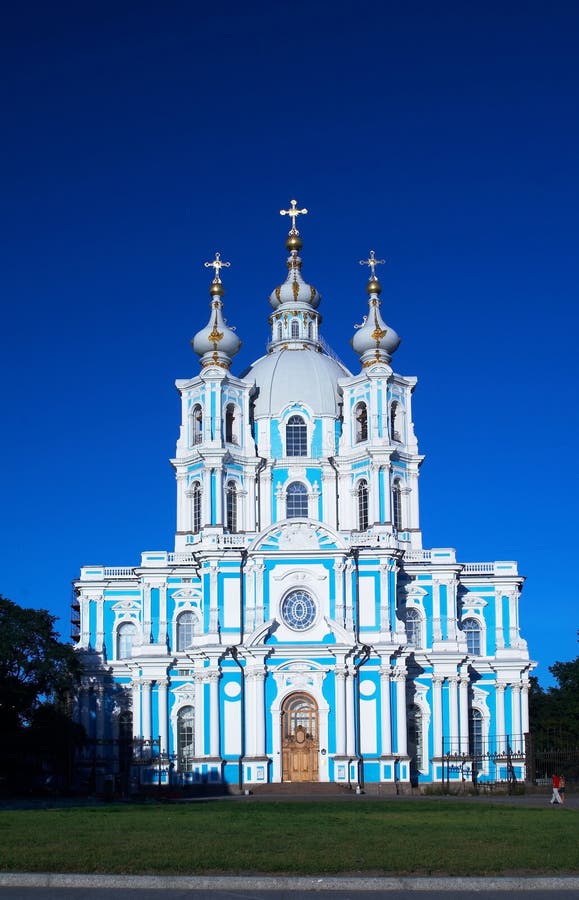 Smolny cathedral in petersburg