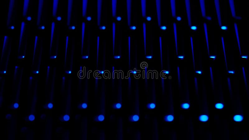 Smooth blue neon line creating abstract seamless loop motion with glowing effect loop animation vector illustration