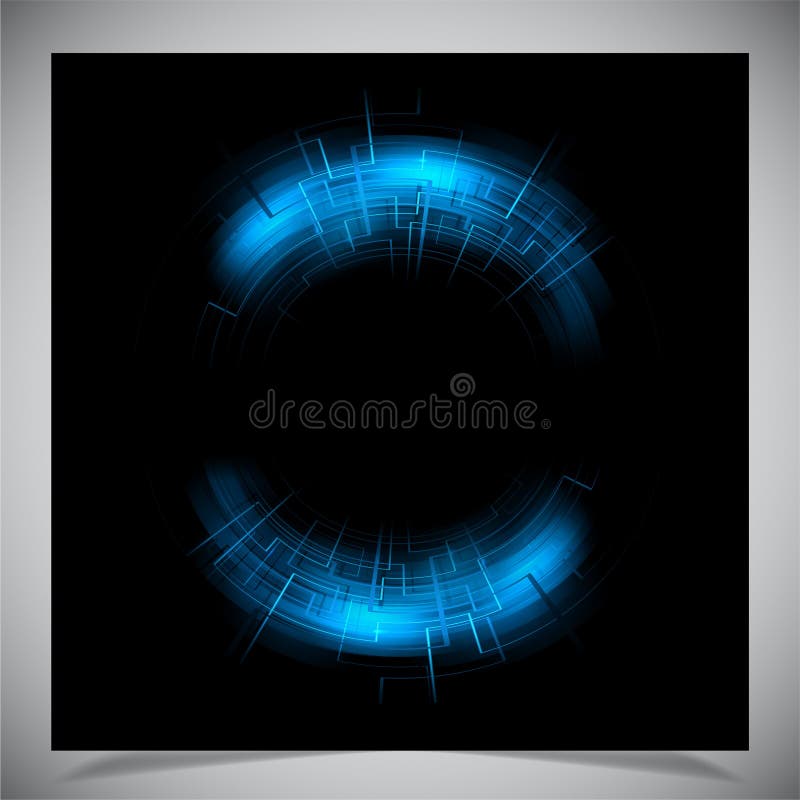 Smooth colorful abstract techno background