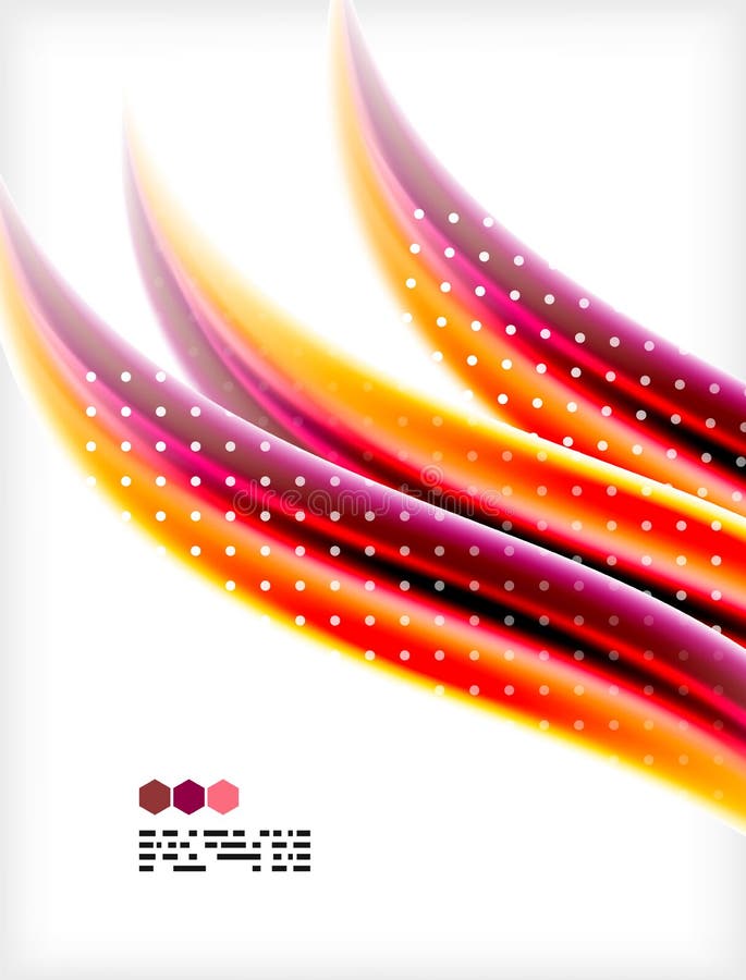 colorful wave design vertical background