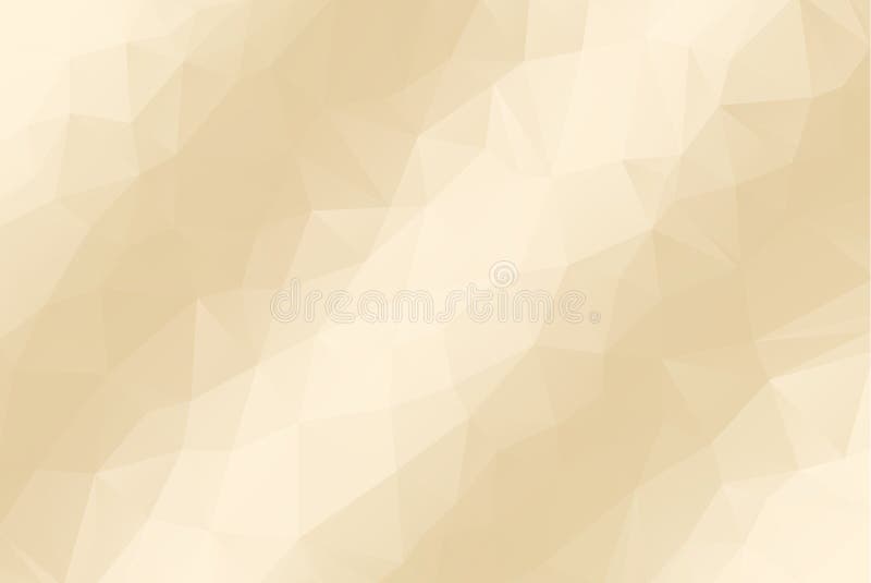 Smooth Cream Color Abstract Low Poly Geometric Gradient Polygonal Background  Vector Illustration Stock Vector - Illustration of interior, card: 196211998