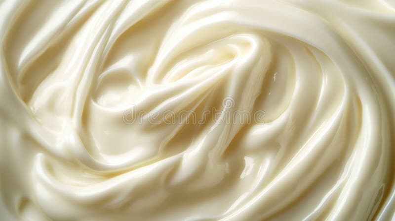 Smooth delicate light creamy texture close-up royalty free stock photo
