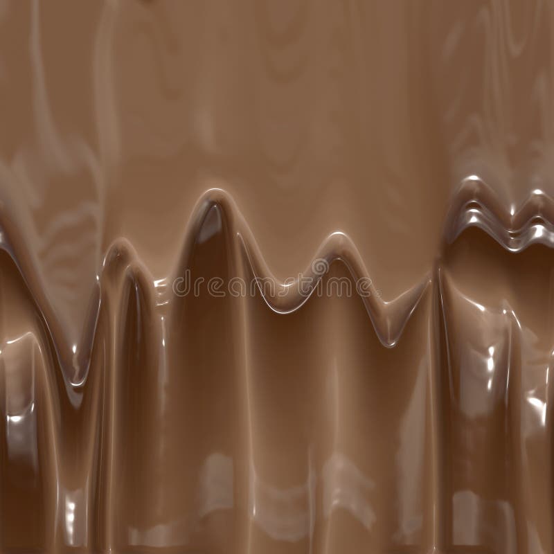 Rich, very smooth chocolate brown melting, dripping smooth shiny 3d ripples for a great background. Rich, very smooth chocolate brown melting, dripping smooth shiny 3d ripples for a great background.