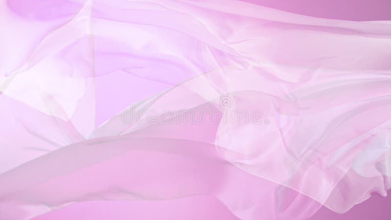 Smooth elegant colorful transparent cloth stock photography