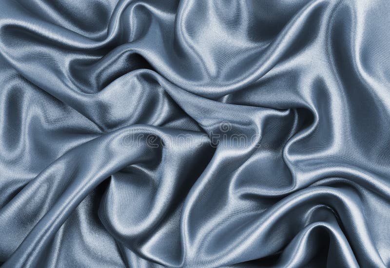 Smooth Elegant Dark Grey Silk Or Satin Texture As Abstract Luxurious  Background Design Stock Photo Image Of Fabric, Dark: 130411018
